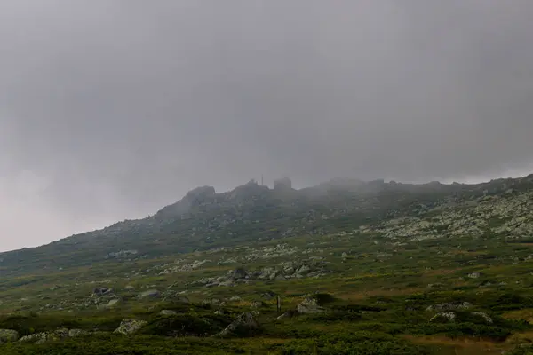 Cloudy Outcast Weather Vitosha Mountain Bulgaria — Stock Photo, Image