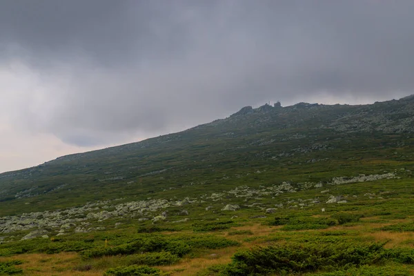 Molnigt Och Utstött Väder Vitosha Berg Bulgarien — Stockfoto