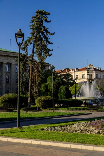 Vue Sur Rue Ville Rousse Bulgarie — Photo