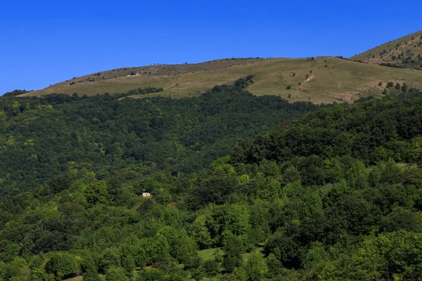 Tracking Eleshnitsa Murgash Summit Stara Planina Mountain Bulgaria — Stock fotografie