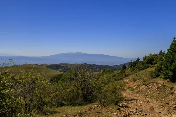 Seguimiento Eleshnitsa Cumbre Murgash Montaña Stara Planina Bulgaria — Foto de Stock