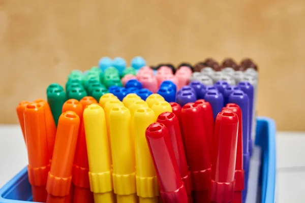 Кольоровий набір ручок для фетру — стокове фото