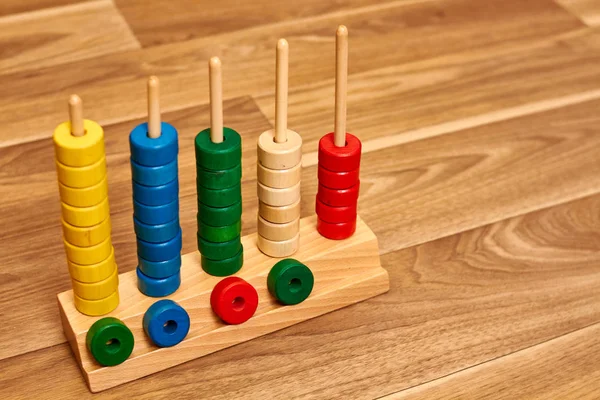 Culoarea lemnului abacus — Fotografie, imagine de stoc