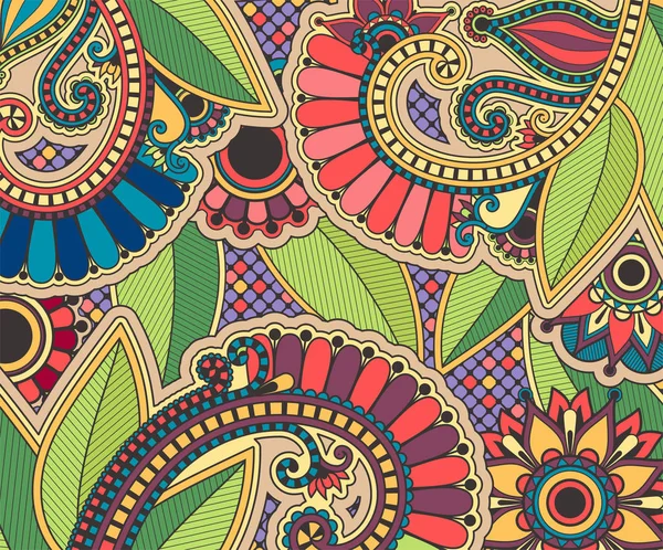 Patrón colorido del antiestrés del garabato del zentangle — Archivo Imágenes Vectoriales