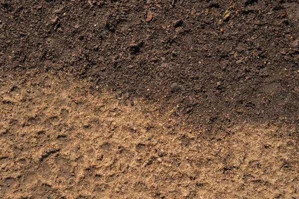 Textura Terra Areia Pequenas Pedras Após Chuva Fotografia De Stock