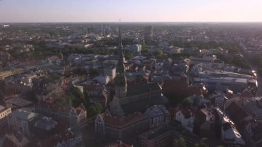 eski riga şehri havadan görünümü
