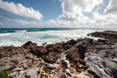 Ada Cozumel üzerinde sörf. Meksika. Cancun.