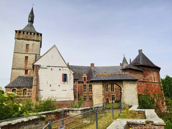 Flamländska Renässans Horst Castle Kasteel Van Horst Belgien Grundat Omkring — Stockfoto