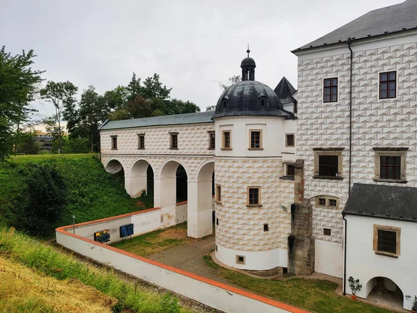 Pardubice República Tcheca Julho 2019 Castelo Pardubice Fundado 1340 Propriedade — Fotografia de Stock