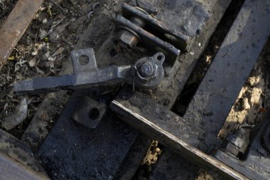 Bir demiryolu parça çekimler kadar kapatın.