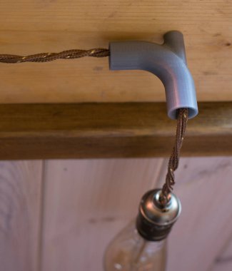 Ahşap iç Vintage çalışma ampul lamba