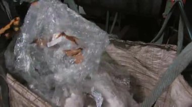 Polietilen film andused plastik şişe çöp çöp geri dönüşüm