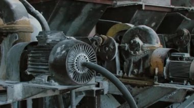 İşleme malzemesi, geri dönüşüm, aracı metal arka plan endüstriyel malzeme