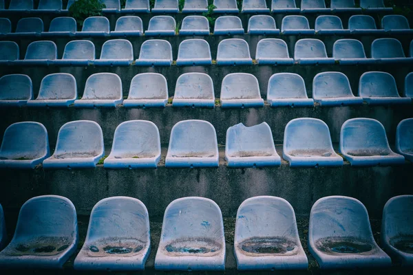 Vintage Stadium Chairs old time not used with dust blue color