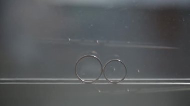 Altın yüzük makro düğün portre çekim diamon Kuyumculuk