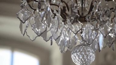 Eski kale beyaz tavanda bir Vintage avize