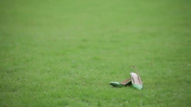 Lgreen Ayakkabı yeşil alan topuklu uxury portre üzerinde güzel düğün gelin Ayakkabı