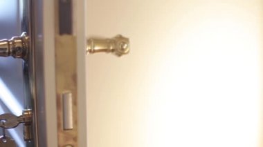 Eski vintage lüks beyaz kapı güzel otel