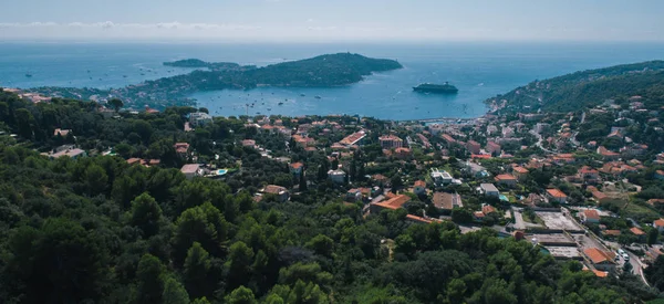 Ev ve şehir hava Fransa sahil dron manzara güzel