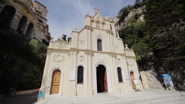Děkanský kostel v Monaco Monte Carlo city letní