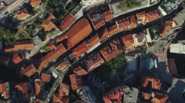 Çatıları ve blok daireler Monaco Monte Carlo Şehir Yahts deniz bağlantı noktası tekneler ve casino Fransa beldesi