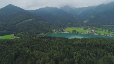 Walchensee Gölü Almanya dağ Deutschland