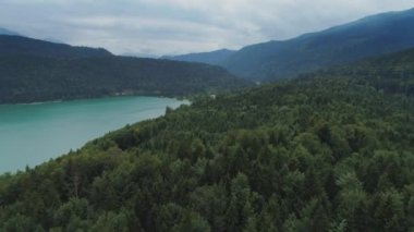 Walchensee Gölü Almanya dağ Deutschland