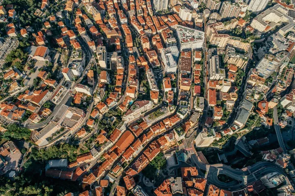 Monaco Monte-Carlo staden riviera Drone sommar foto — Stockfoto