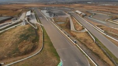 Yarış parça Timelapse Rustavi Uluslararası Motorpark devre ringde