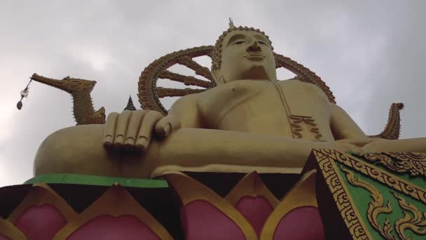 Boeddha monument timelapse in Thailand Samui — Stockvideo