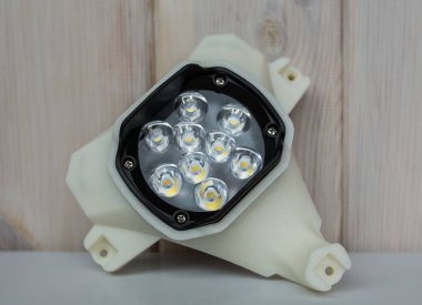 Bisiklet LED Lamba 3d yazıcı selfmade motobike gece sürücü için