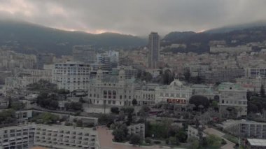 Monako şehir Fransa deniz kasabası liman yahts blok düzlükler tekneler ve Monte Carlo casino