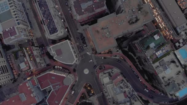 Monte Carlo y la ciudad de Mónaco en verano Francia Sea Town 4D drone vuelo nocturno — Vídeo de stock