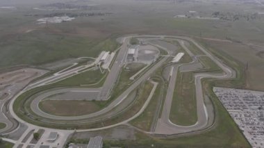 Yarış arabaları Rustavi Uluslararası Otopark Pisti Pisti Pist 4K
