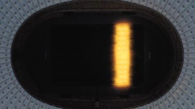 Kiev şehrindeki Olimpiyat Stadyumu Ukrayna 4k insansız hava aracı