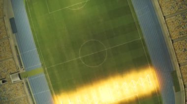 Kiev şehrindeki Olimpiyat Stadyumu Ukrayna 4k insansız hava aracı