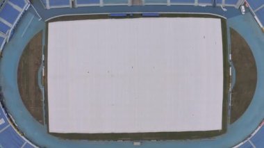 Kiev şehrindeki Dinamo Stadyumu Ukrayna 4k insansız hava aracı