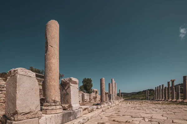 Patara Pttra Ruiny Starożytnego Miasta Lycian Patara Amfiteatr Aula Lycii — Zdjęcie stockowe
