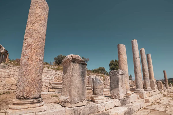 Patara Pttra Ruiny Starożytnego Miasta Lycian Patara Amfiteatr Aula Lycii — Zdjęcie stockowe