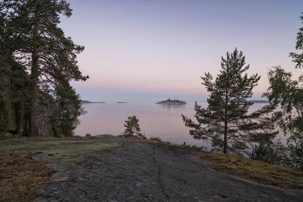 Ladoga Gölü Güzel Bir Manzara — Stok fotoğraf