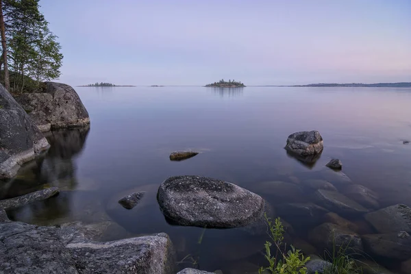 Danau Ladoga Pemandangan Yang Indah — Stok Foto