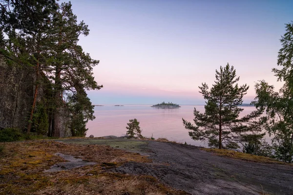 Ladoga Gölü Güzel Bir Manzara — Stok fotoğraf