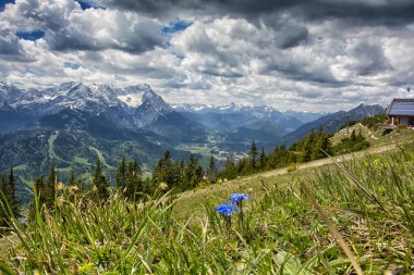 landscape near Garmisch Partenkirchen in Bavaria. Germany clipart