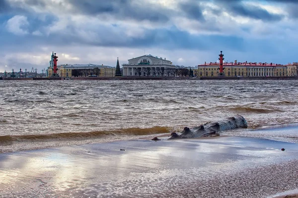 San Petersburgo Río Neva Paisaje Urbano — Foto de Stock