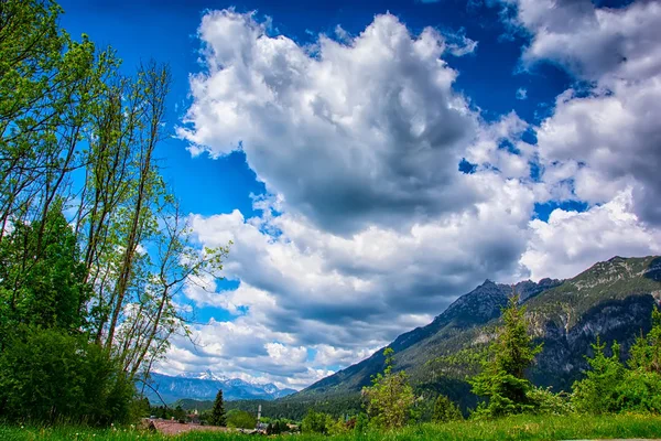 Garmisch Partenkirchen Bavyera Yakınındaki Manzara Almanya — Stok fotoğraf