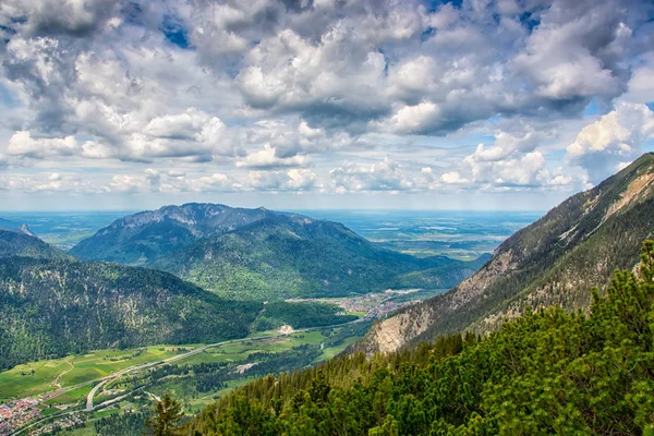 Τοπίο Κοντά Garmisch Partenkirchen Στη Βαυαρία Γερμανία — Φωτογραφία Αρχείου