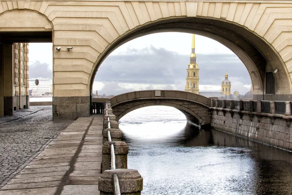 Katedralen Peter Och Paul Petersburg Fästning — Stockfoto