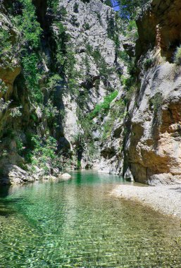 manzara nehir kristal berraklığında dağ