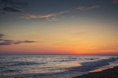 Güzel deniz manzarası Panoraması 