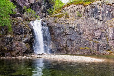 Norveç Lysefjord 'u, çok güzel bir manzara.